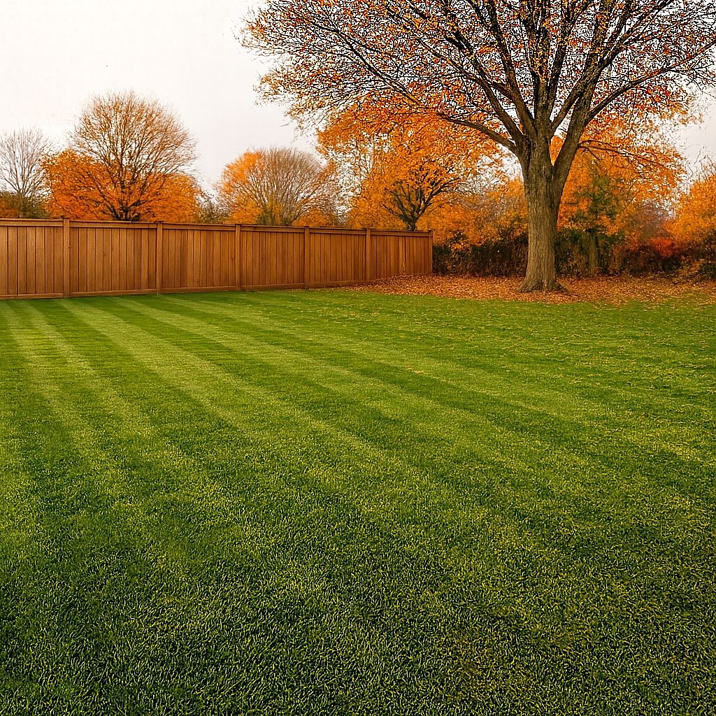 Backyard after maintenance